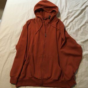 St. John's Bay thick Burnt Orange Hoodie XL Tall